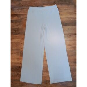 Boston Proper Pants Womens‎ M Blue Wide Leg Pants 30 Inseam Pull On